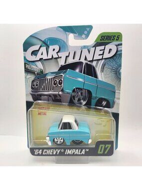 MGA CarTuned Series 5 No 07 64 Chevy Impala Pro Street Light Blue